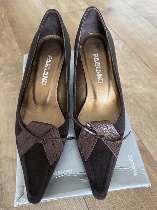 Туфли замшевые. Удобная