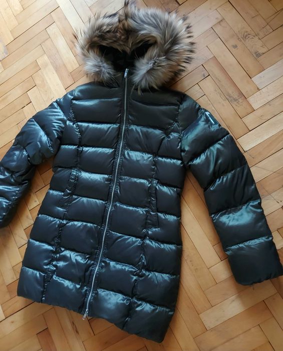 Bamboogie down jacket,M40/L42 дамско пухено яkе90%пух10%пера дълго84см