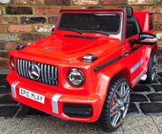 Masinuta electrica pentru copii Mercedes G63 AMG 2x35W 12V #RED