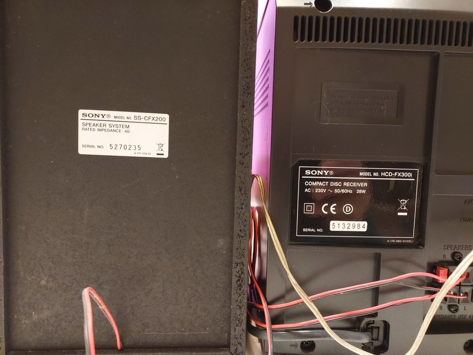 Sistem Sony CMT-FX300i. CD, MP3, RDS, telecomandă. Perfect funcțional.