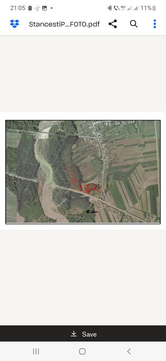 Teren intrav. si extrav. cu padure 24428mp-pret 3,10 euro/mp