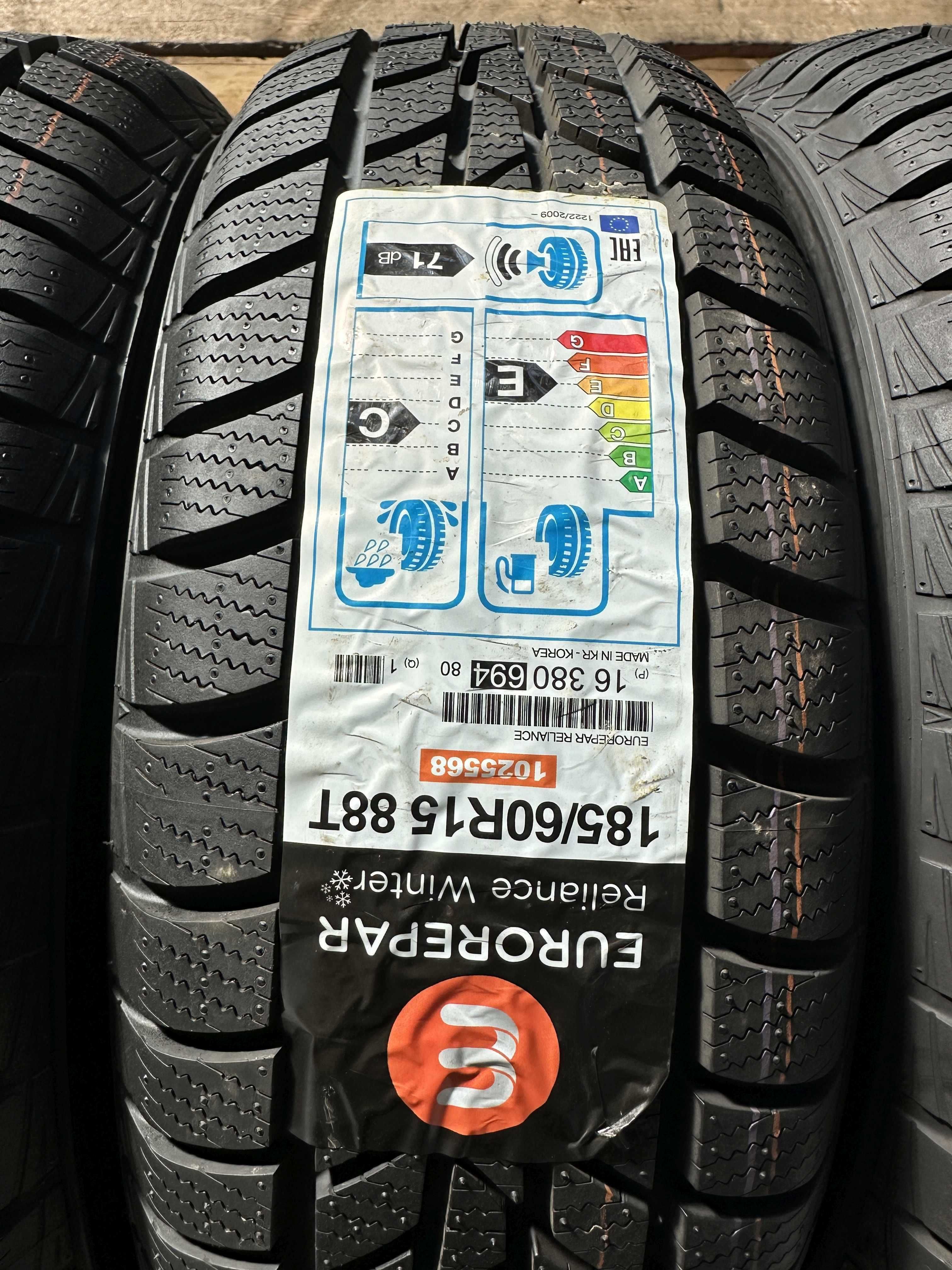 SET 4 Anvelope Iarna NOI 185/60 R15 88T EUROREPAR Reliance Winter
