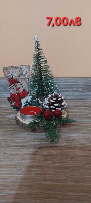 Коледн свещници и декораци