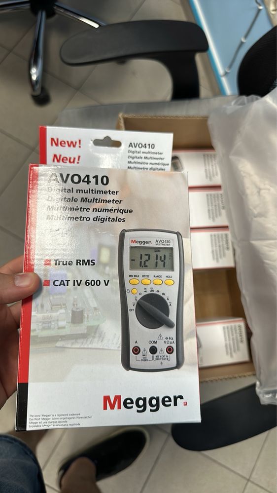 Цифров мултимер avo410, Megger avo410 cat iv 600V