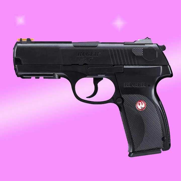 Pistol airsoft Ruger P345 3J CO2 plus ochelari