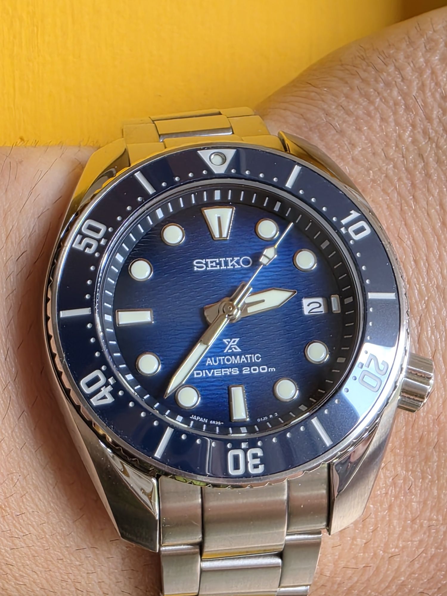Seiko Prospex King Sumo Diver's Automatic Blue Gradation SPB321J1