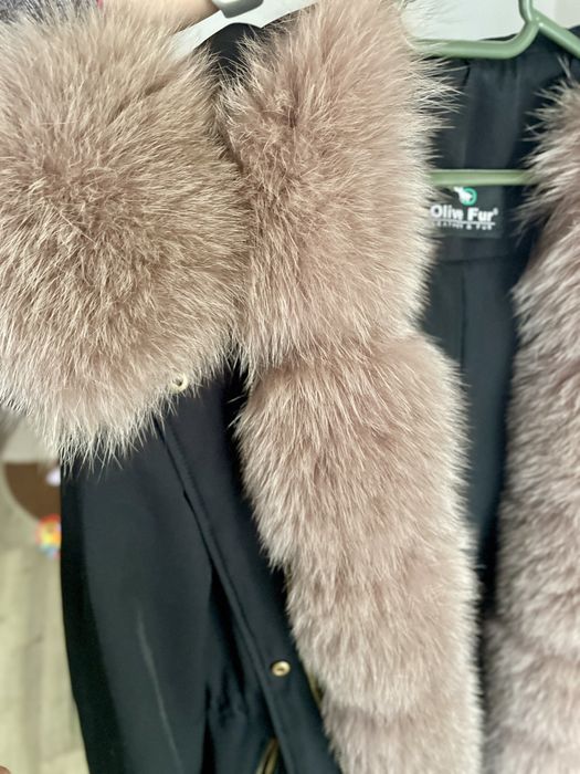 Geaca Parka cu blana naturala