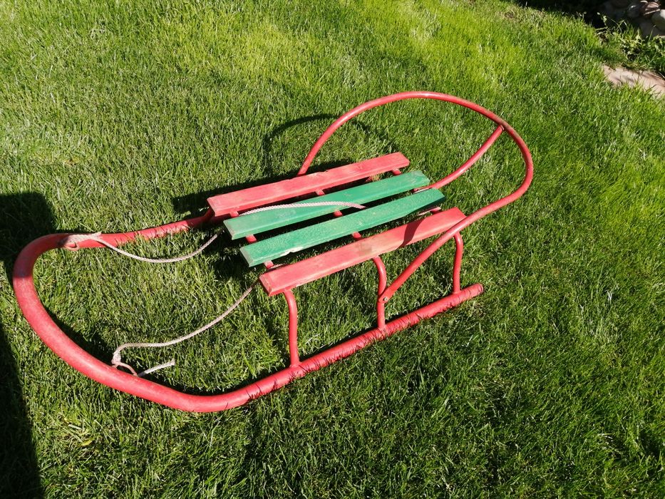 Санки детские, с металлической основой