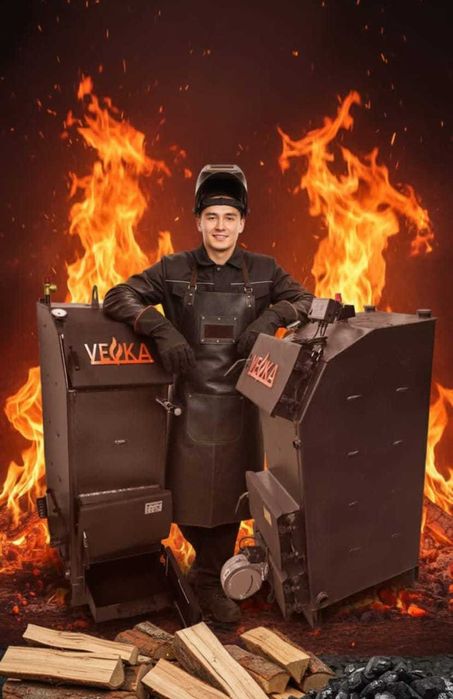 КОТЛЫ Veka, длительного горения СУТОЧНЫЕ (на твёрдом топливе)