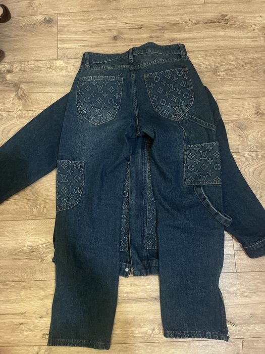 Blugi si geaca Louis Vuitton barbat