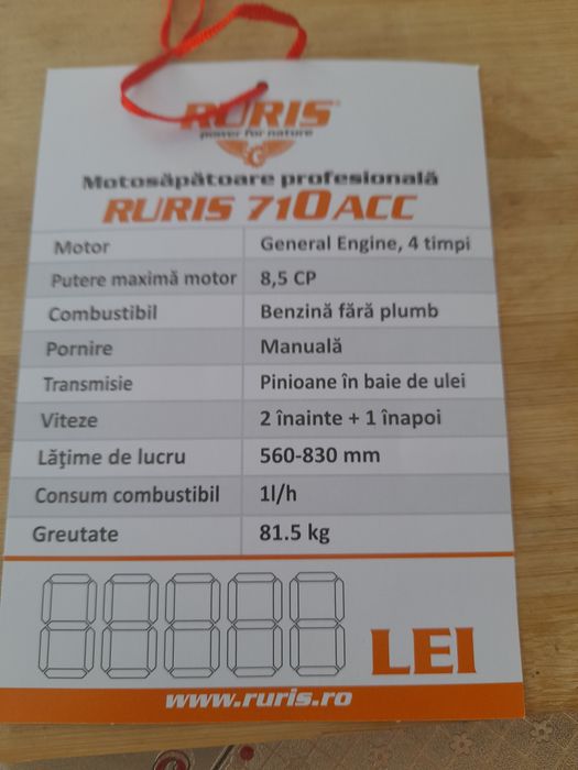 Vand motocultor Nou cu garantie