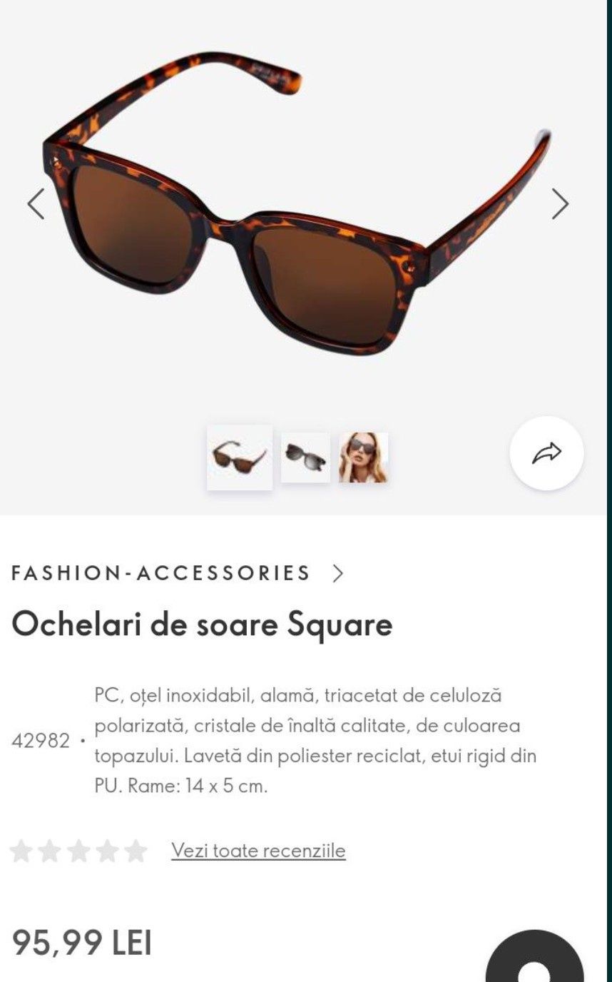 Ochelari de soare Square Oriflame