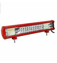 Led Bar 252W, Spot Si Flood, 12-24v, Red Case