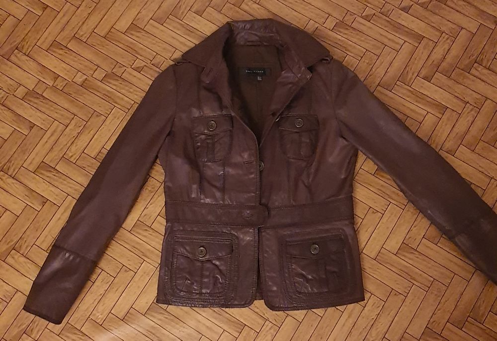 Geaca piele  zara