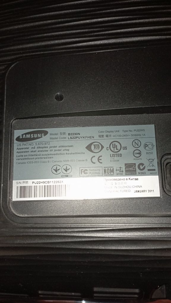 monitor LCD color Samsung