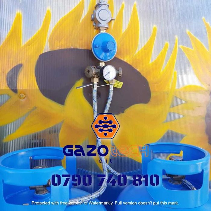 Pachet 2 butelii 50L GPL, minicentralina pt. centrala GPL