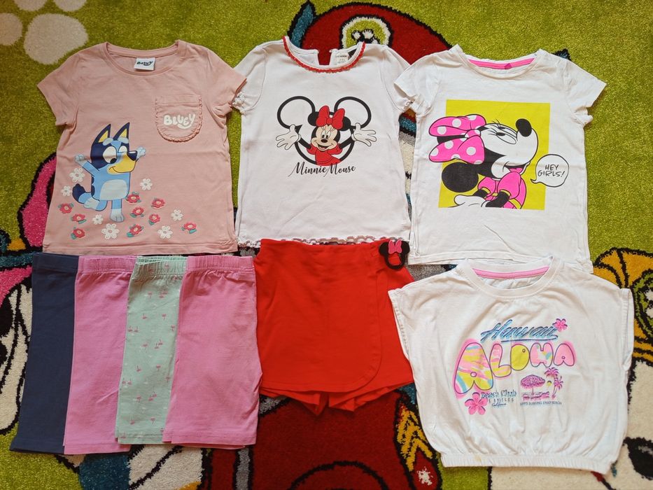 Летни дрехи за момиче 3-4 години (с ръст 98-104 см.)