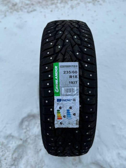 Новые шины зимние шины с шипами  R18