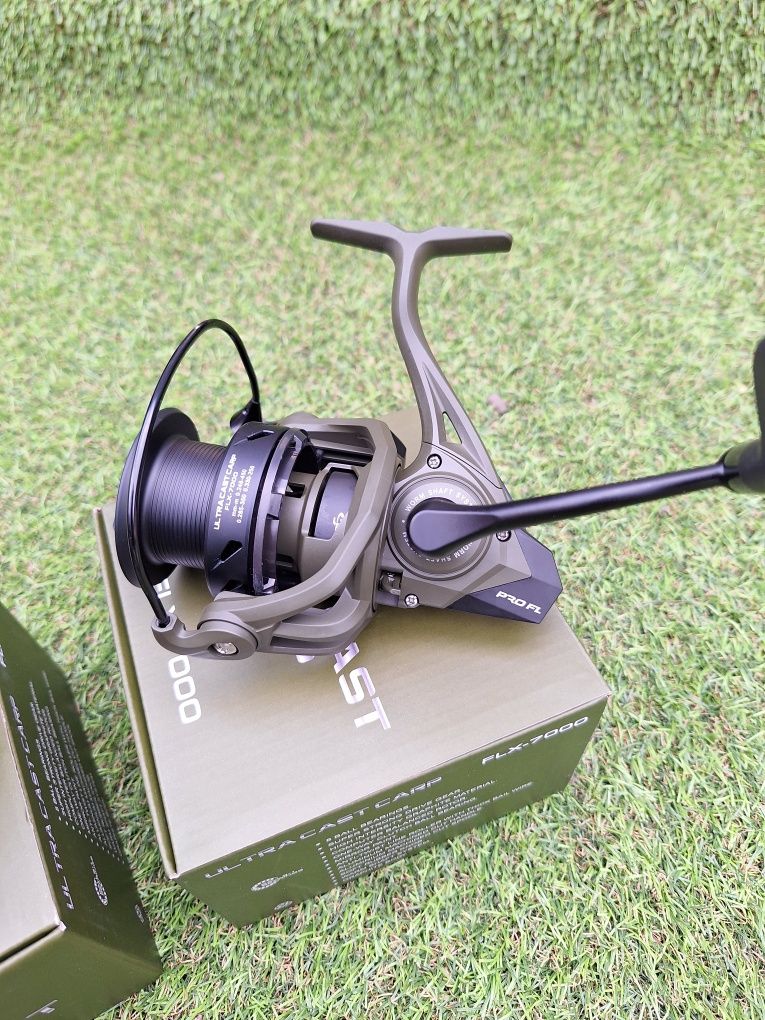 Set 2 mulinete Feeder si crap Fl Ultra Cast Carp Flx 7000 Long Cast