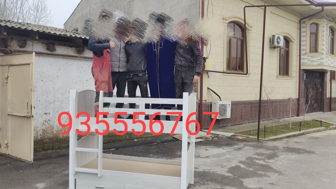 Karavat 2 etajniy 100% LMDF dan birinchi qóldan harid qiling