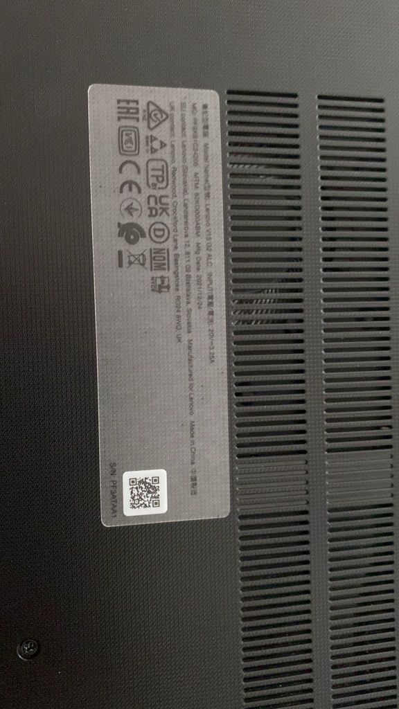 Lenovo V15 G2  20G RAM 237GB CA NOU