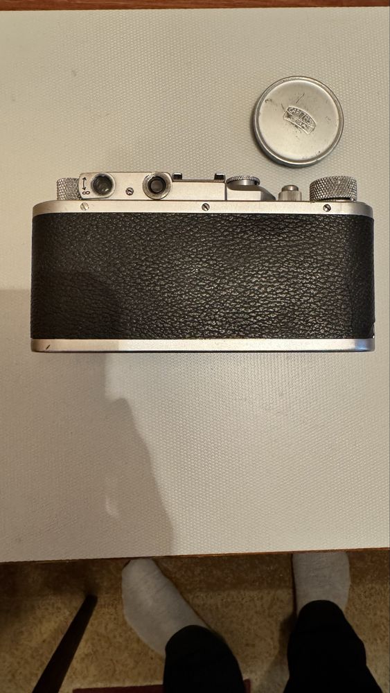 фотоаппарат Leica II 1939г с объективом Zeiss Sonnar 50 1.5