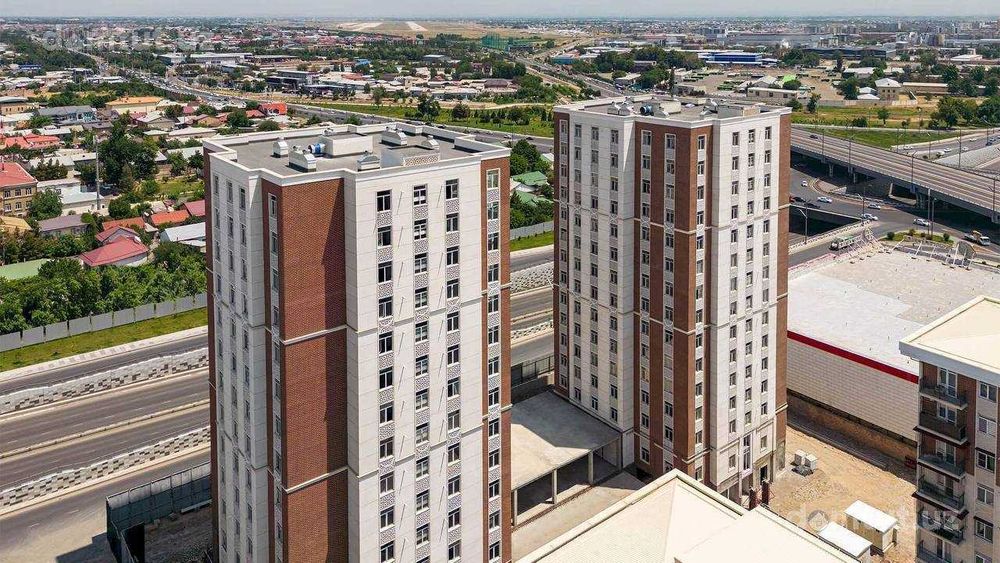 2 комнатная квартира в новостройке. Parkent Plaza