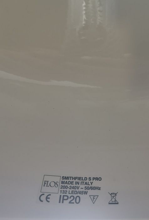 Lampă suspendată Led carcasă aluminiu marca FLOS SMITHFIELD
