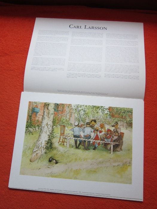 cadou rar arta 6 postere pt inramat Carl Larsson cu licenta,Germany