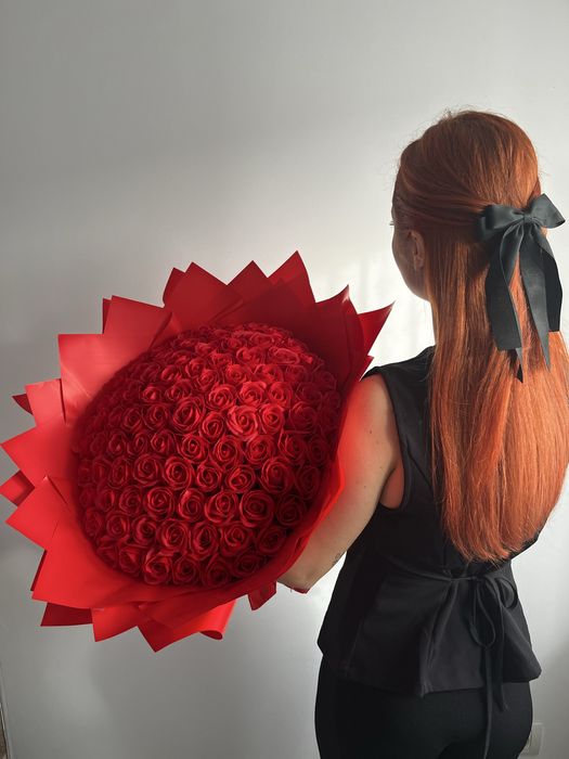 Buchet trandafiri de spaun