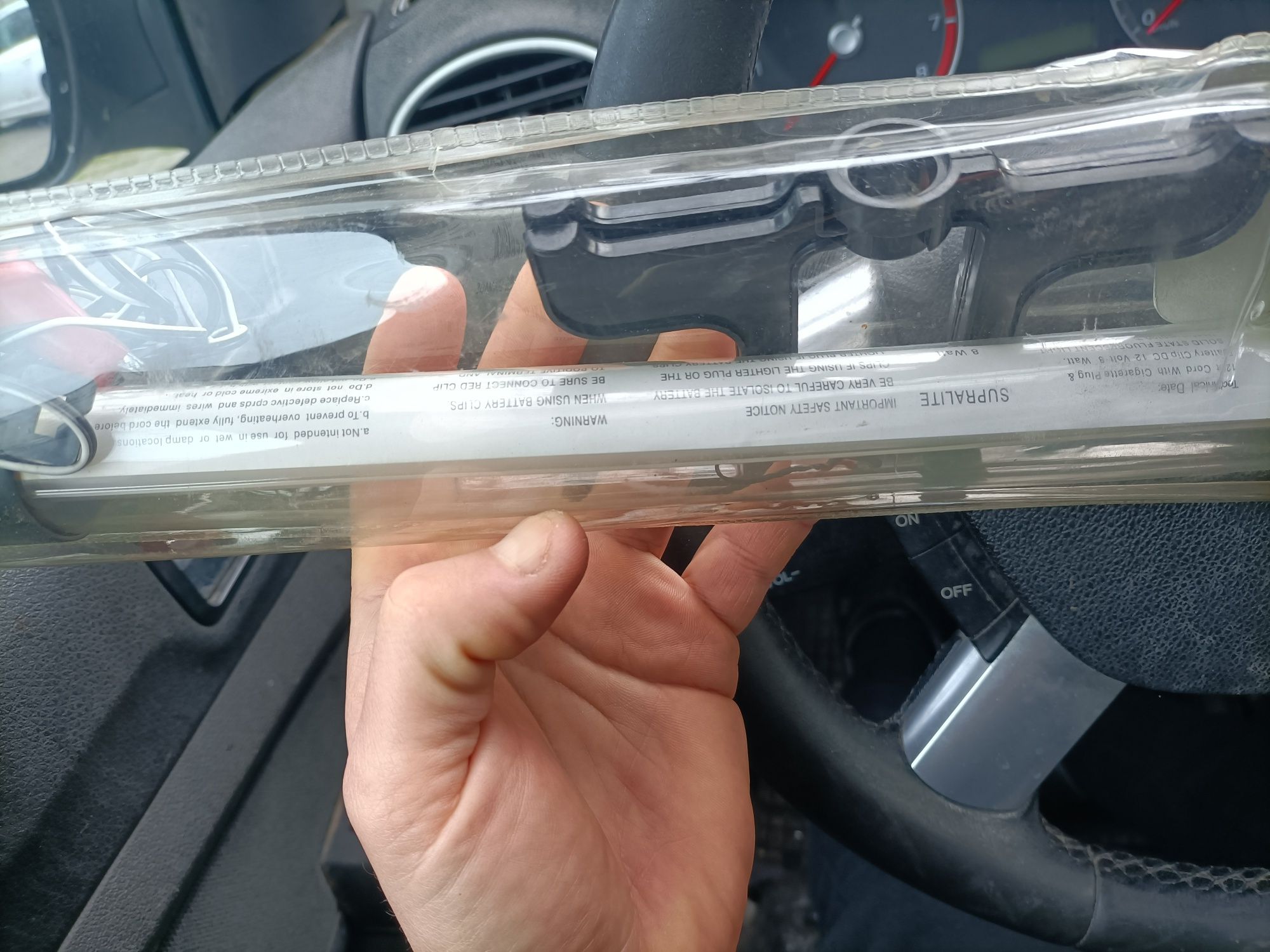 Lampă lucru auto cu tub neon 12 v livrare curier gratuită