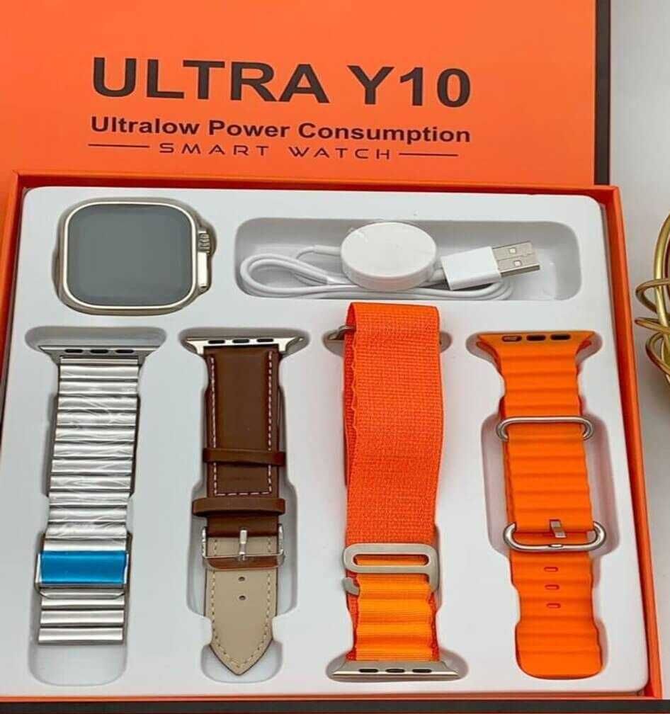 Часы Набор ULTRA  SMART  WATCH   Y10.   (4в1)