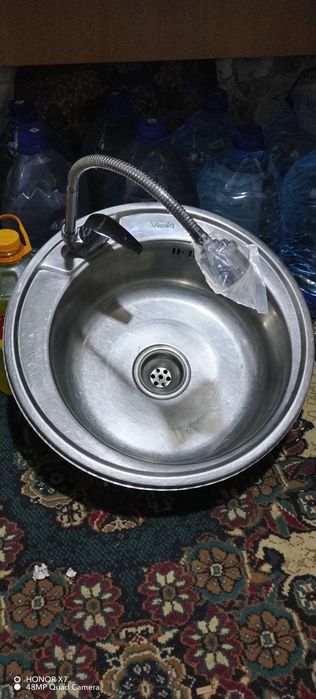 Мойка нержавейка смесители сифони комплект