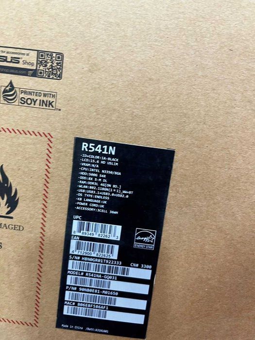 Офисный Ноутбук Asus Полный Комплект