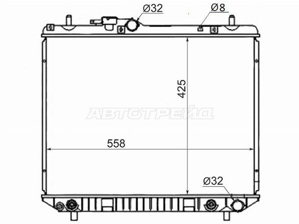 Радиатор Toyota Cami