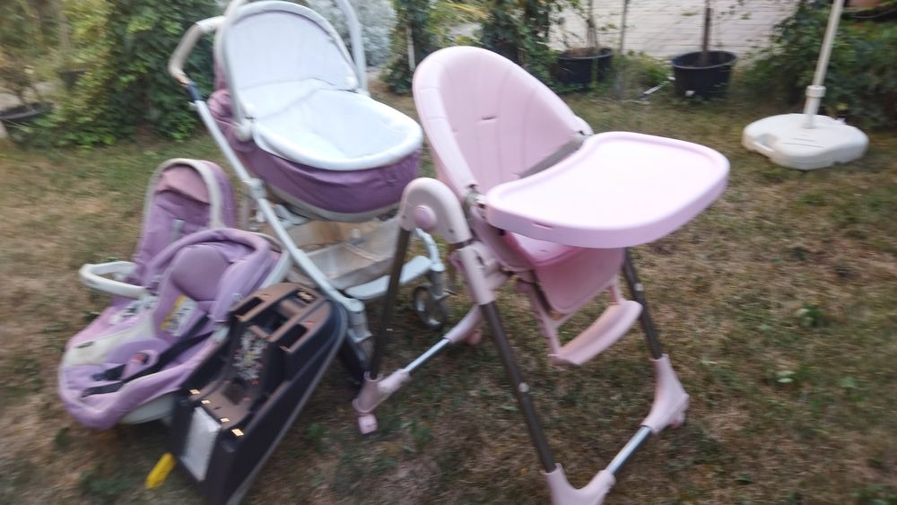 Set cărucior sport, landou scoica scaun masina isofix Peg Perego 1200