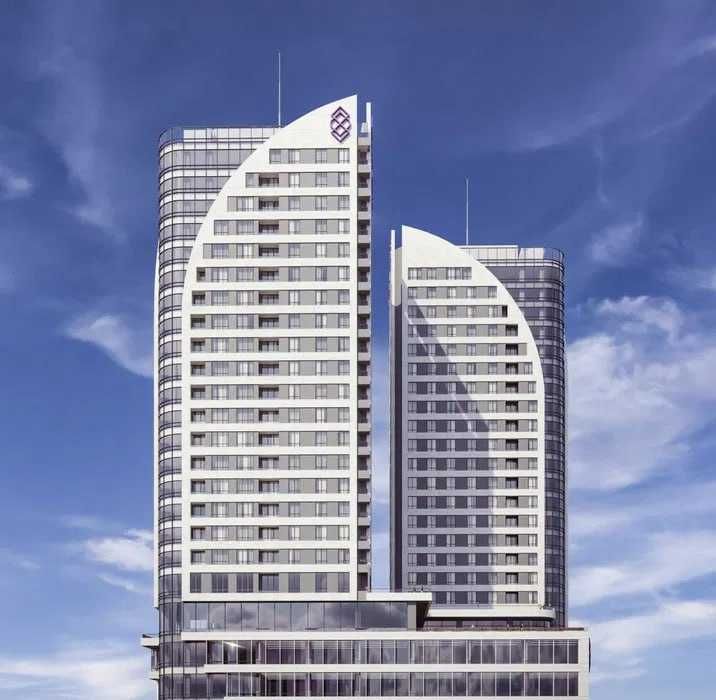 Квартира в жк Modera Towers, 1-ком коробка, 29м2, ориентир Метро Айбек