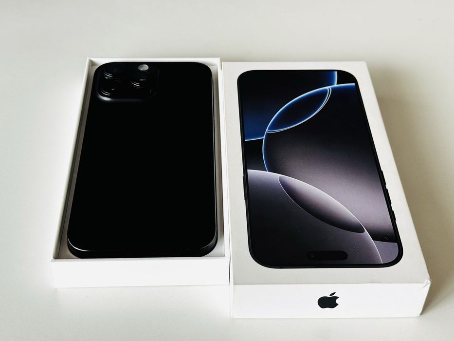 Iphone 15 Pro Max 256GB Black Titanium Гаранция 6 месеца