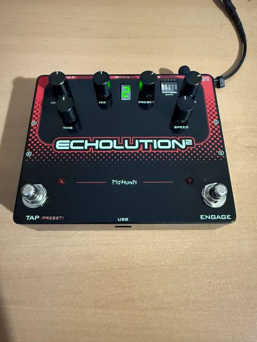 Pigtronix Echolution 2 pedala delay chitară