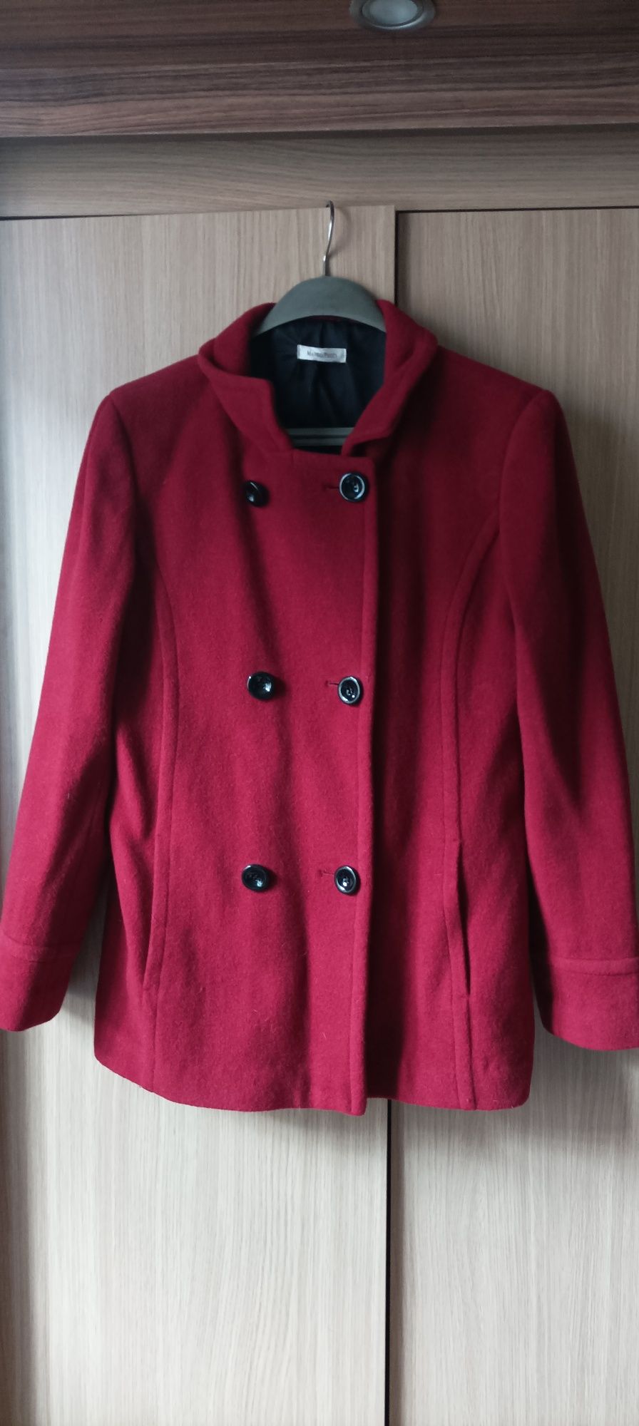 Дамско палто с вълна, размер L