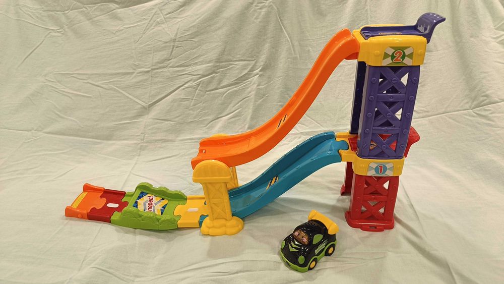 Vtech 2 в 1 Гоночный спуск с интерактивной машинкой (Оригинал)