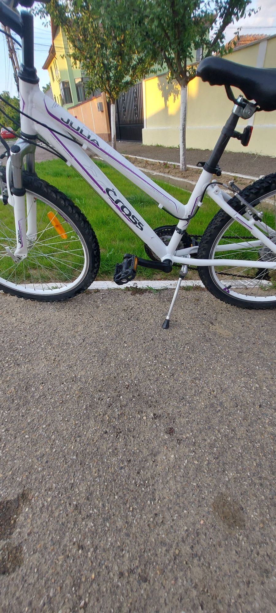 Bicicletă mtb de copii CROSS cadru din aluminiu pe 24 inchi