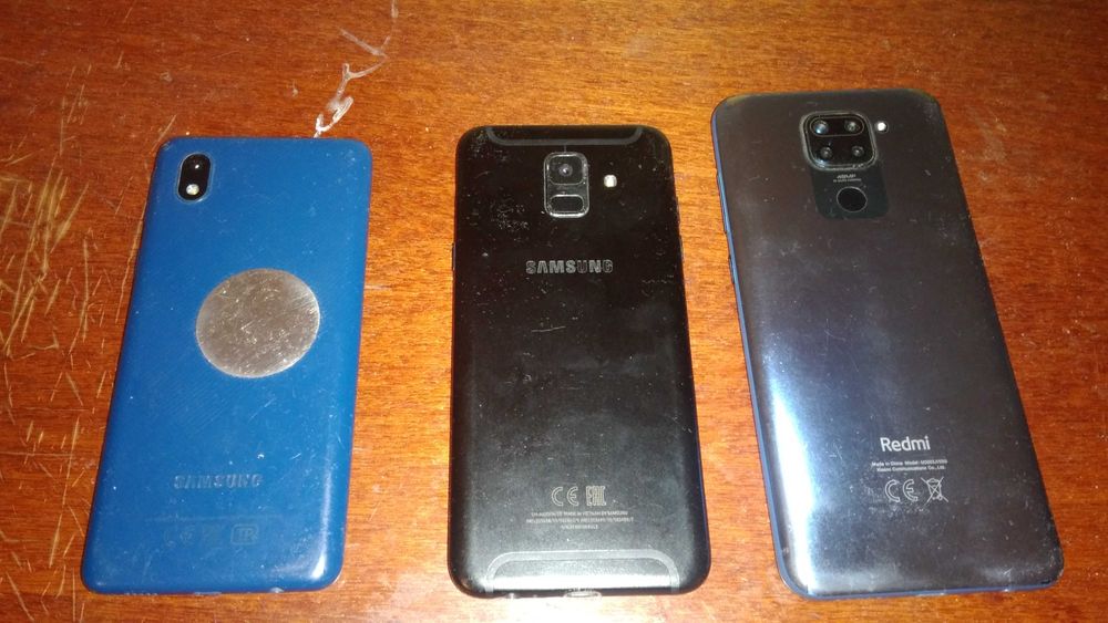 Samsung a06 Samsung a01 Redmi Note9