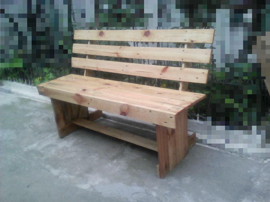 Băncuță din lemn (L 100cm)