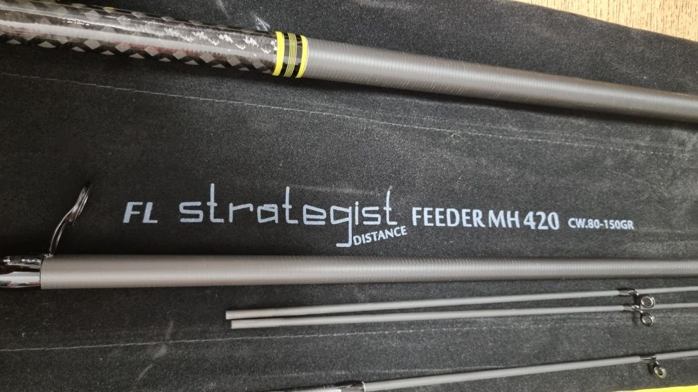 SET Lanseta Feeder FL Strategist Distance MH 4.20M + Mulineta FL ST60