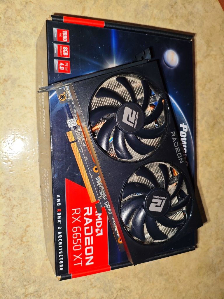 Продам видеокарту rx6650xt