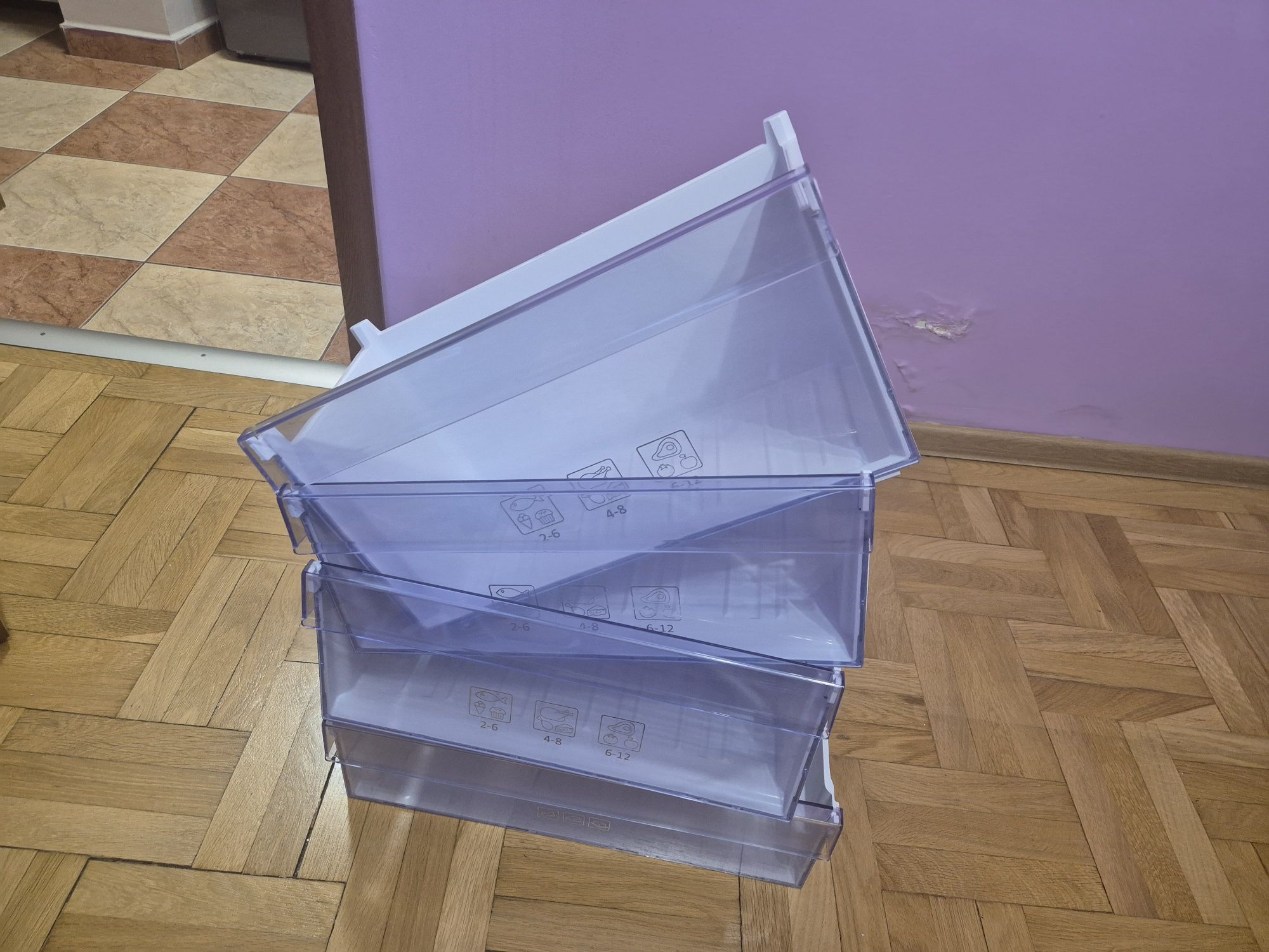 Sertare si geamuri pt frigider Beco