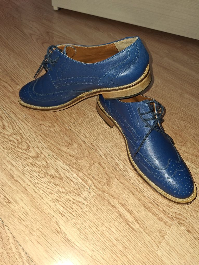 Pantofi bărbați 40 albastru închis Giulio