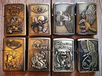 bricheta tip ZiPPo cupru 3D Metal