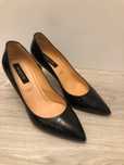 Pantofi dama, MUSETTE, piele, marimea 38, negri, stare foarte buna